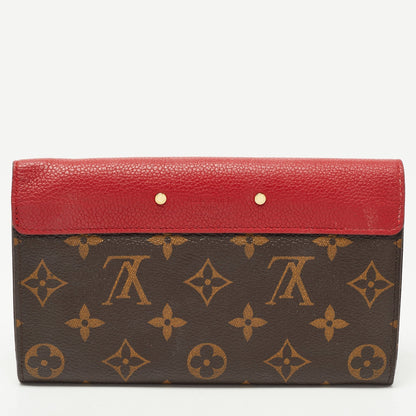 LOUIS VUITTON Cherry Monogram Canvas and Leather Pallas Wallet
