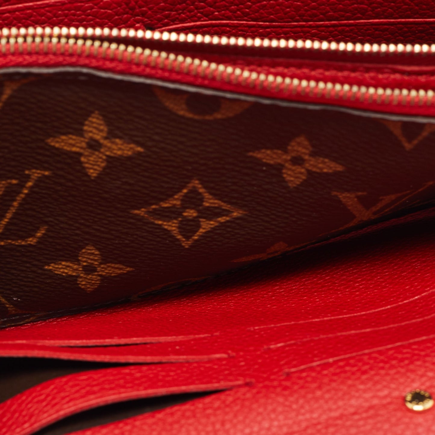 LOUIS VUITTON Cherry Monogram Canvas and Leather Pallas Wallet