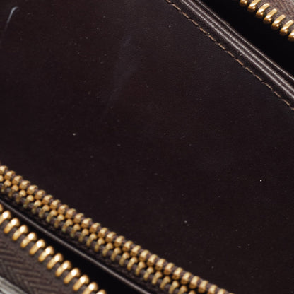 LOUIS VUITTON Amarante Monogram Vernis Zippy Wallet