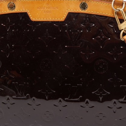 LOUIS VUITTON Amarante Monogram Vernis Brea MM Bag