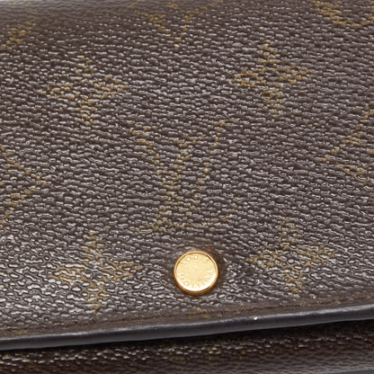 LOUIS VUITTON Monogram Canvas Porte Monnaie Tresor Wallet