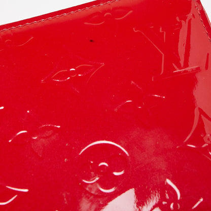 LOUIS VUITTON Cerise Monogram Vernis Zippy Wallet