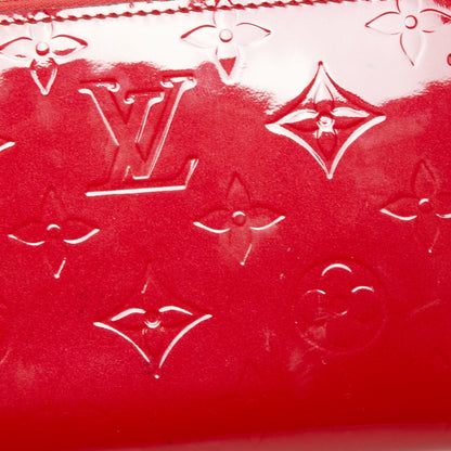 LOUIS VUITTON Cerise Monogram Vernis Zippy Wallet