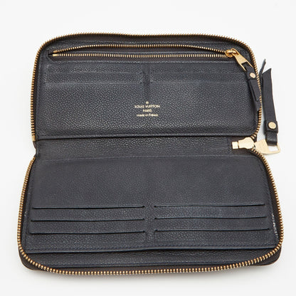 LOUIS VUITTON Bleu Infini Monogram Leather Zippy Wallet