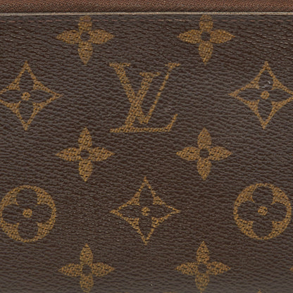 LOUIS VUITTON Monogram Canvas Zippy Wallet
