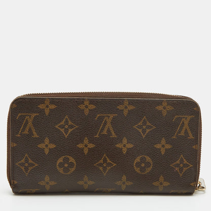 LOUIS VUITTON Monogram Canvas Zippy Wallet