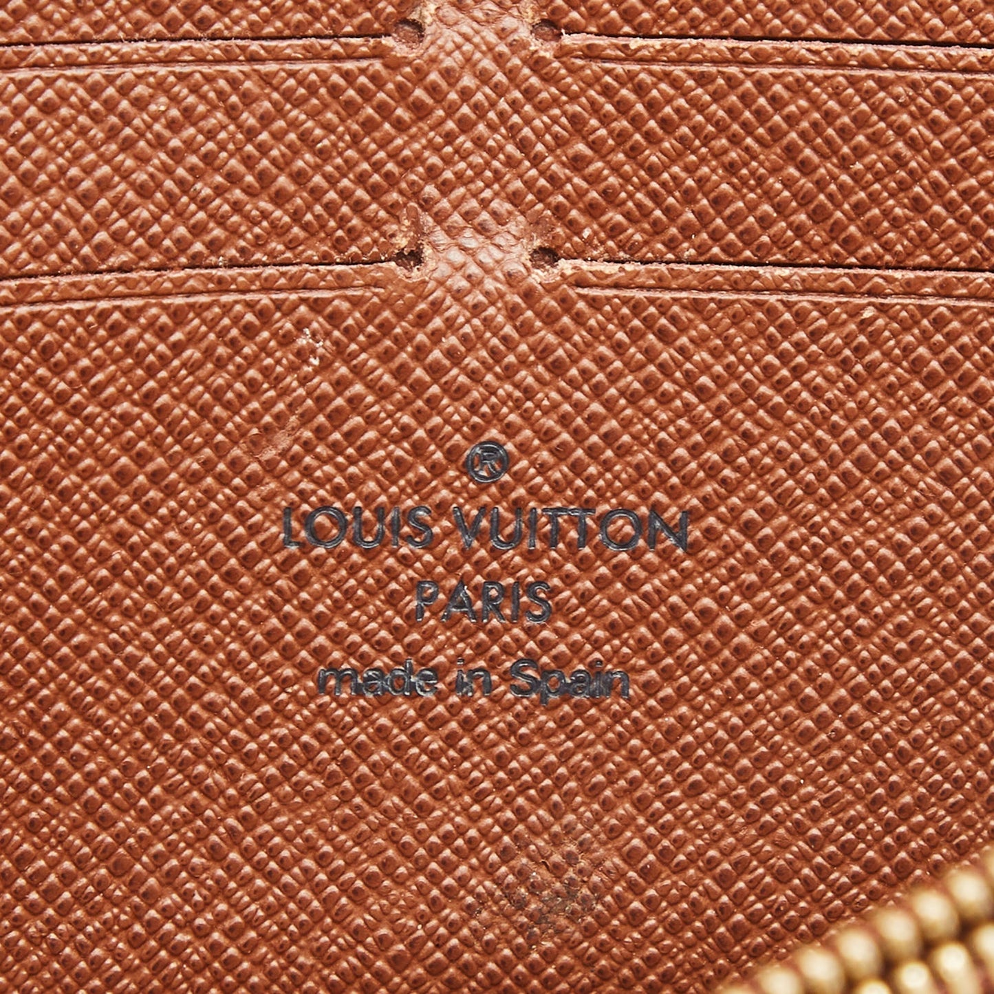 LOUIS VUITTON Monogram Canvas Zippy Wallet