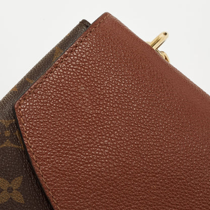 LOUIS VUITTON Caramel Monogram Canvas and Leather Saint Placide Bag