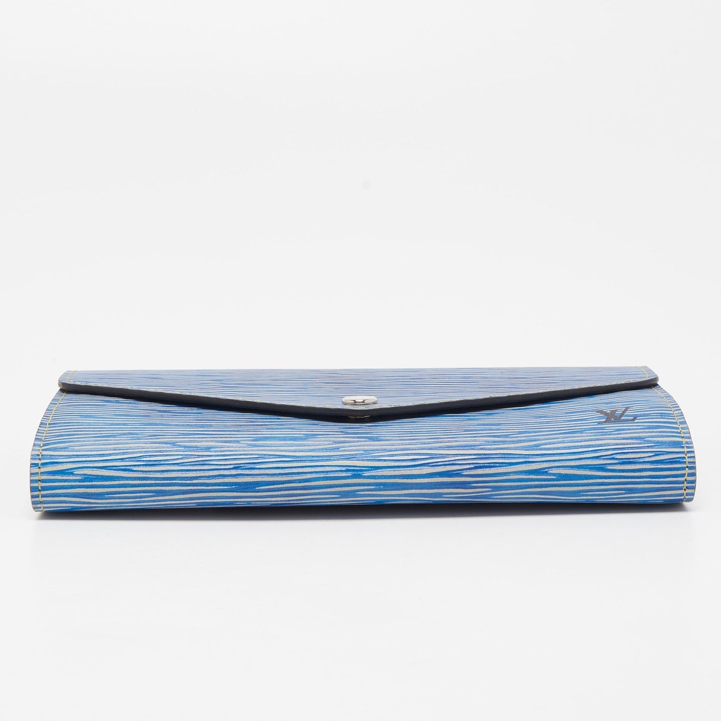 LOUIS VUITTON Denim Epi Leather Sarah Wallet