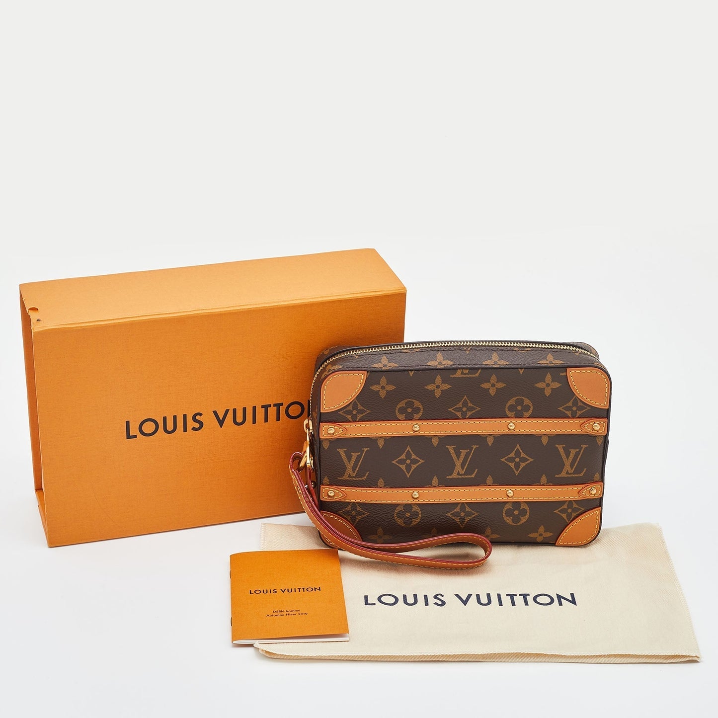 LOUIS VUITTON Monogram Canvas Soft Trunk Pouch