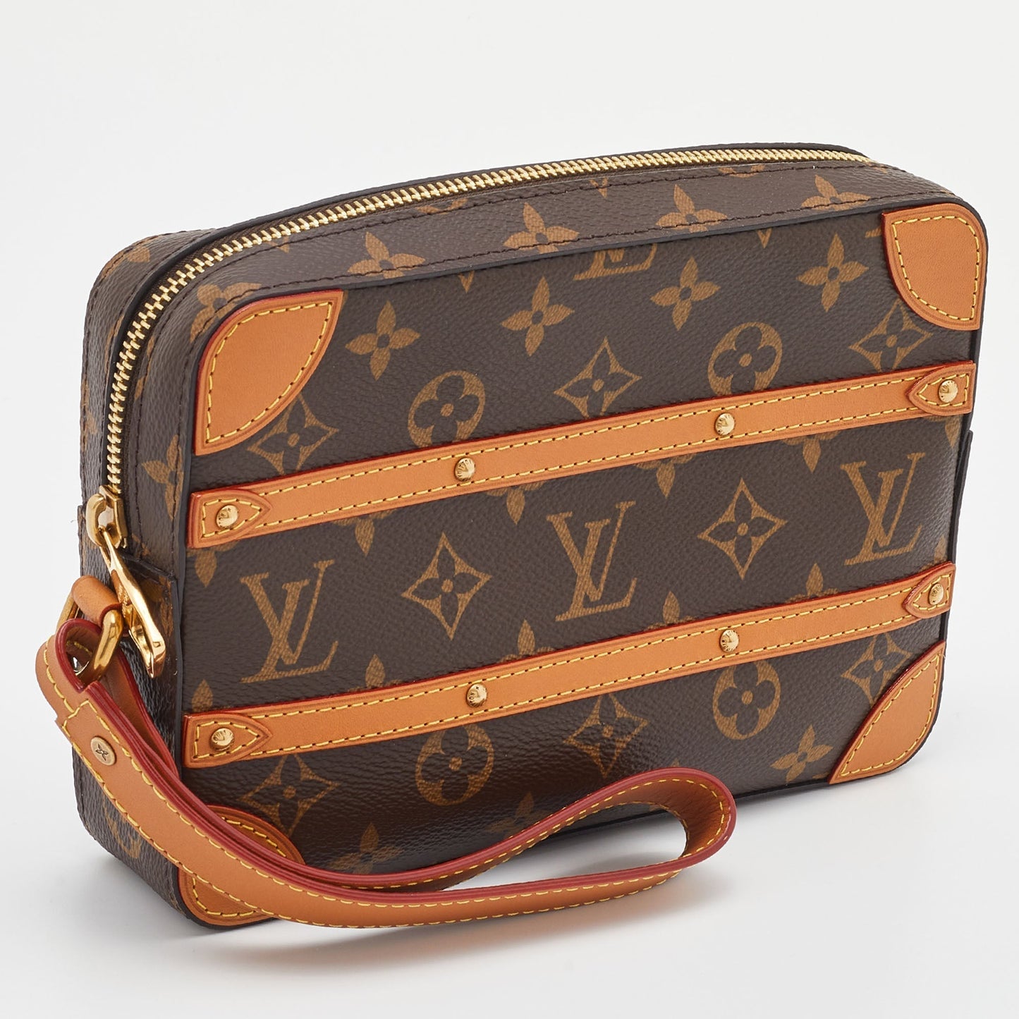LOUIS VUITTON Monogram Canvas Soft Trunk Pouch