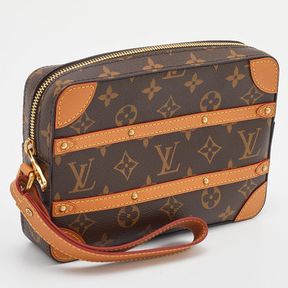 LOUIS VUITTON Monogram Canvas Soft Trunk Pouch
