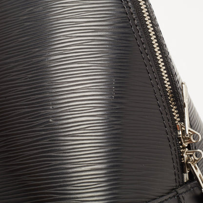 LOUIS VUITTON Black Epi Leather Alma PM Bag