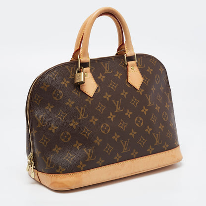 LOUIS VUITTON Monogram Canvas Alma PM Bag