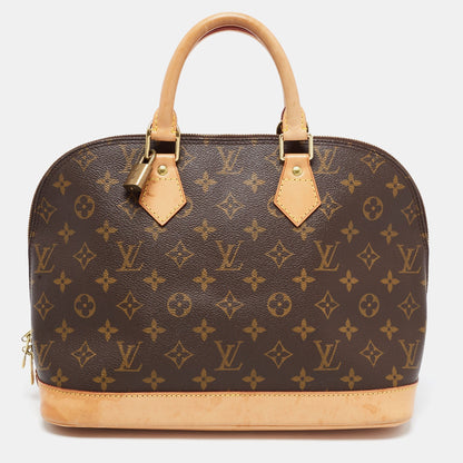 LOUIS VUITTON Monogram Canvas Alma PM Bag