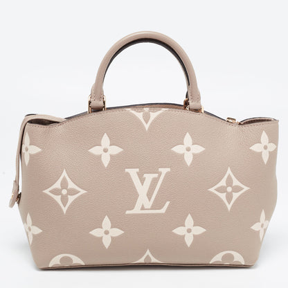 LOUIS VUITTON Bicolor Monogram Empriente Leather Patit Palais Bag