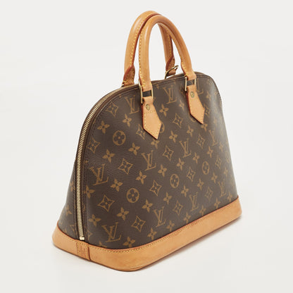 LOUIS VUITTON Monogram Canvas Alma PM Bag