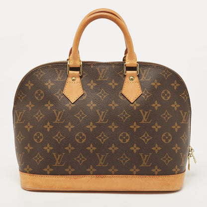 LOUIS VUITTON Monogram Canvas Alma PM Bag