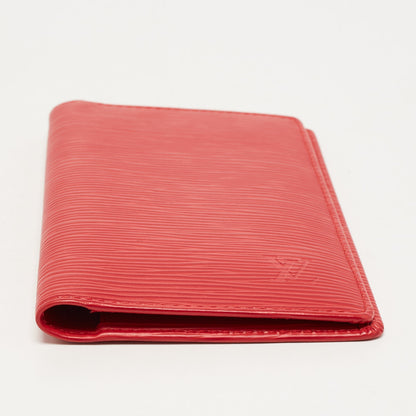 LOUIS VUITTON Red Epi Leather Pocket Organizer