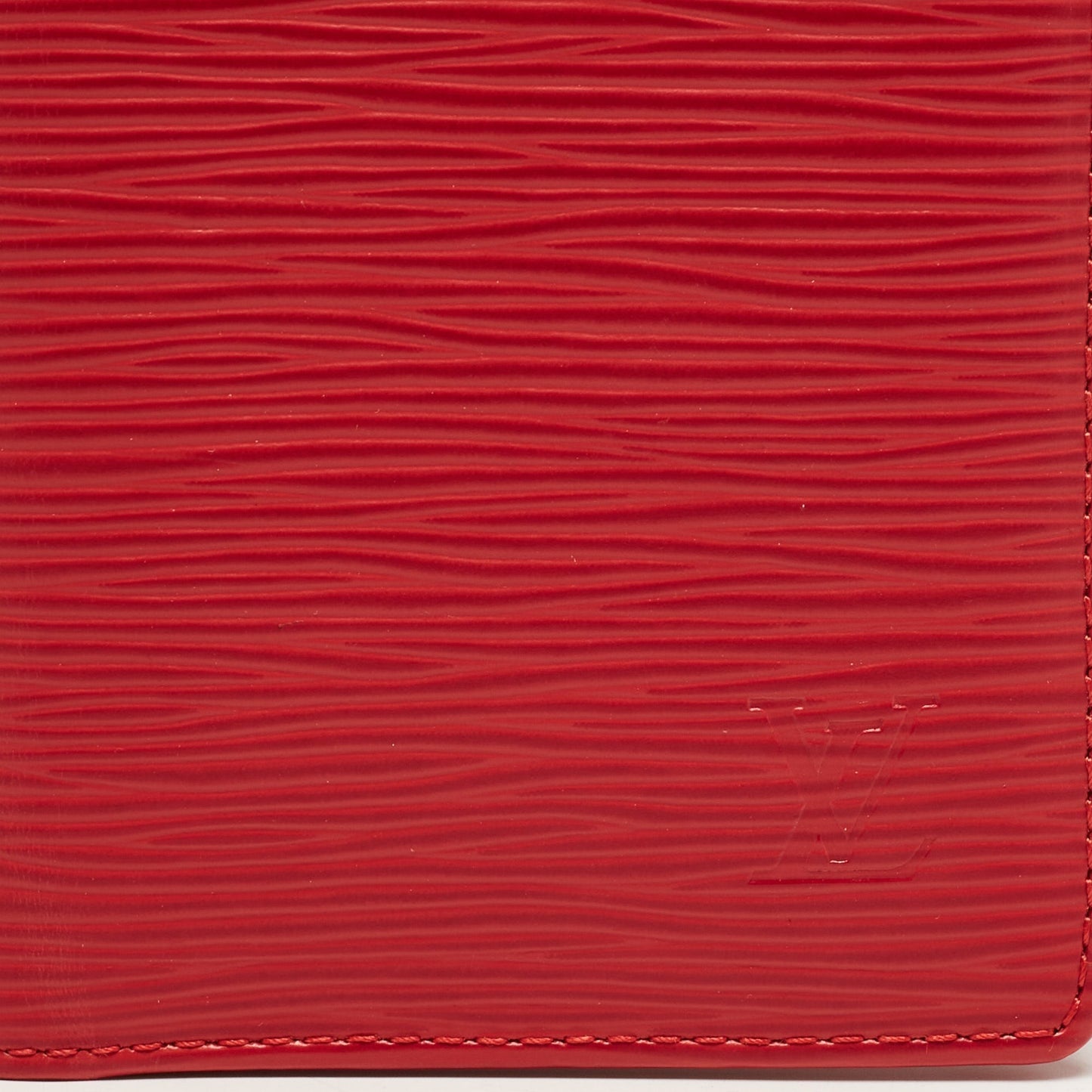 LOUIS VUITTON Red Epi Leather Pocket Organizer