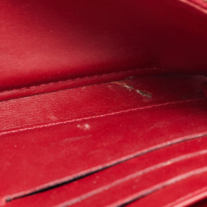 LOUIS VUITTON Pomme D'amour Monogram Vernis Sarah Wallet