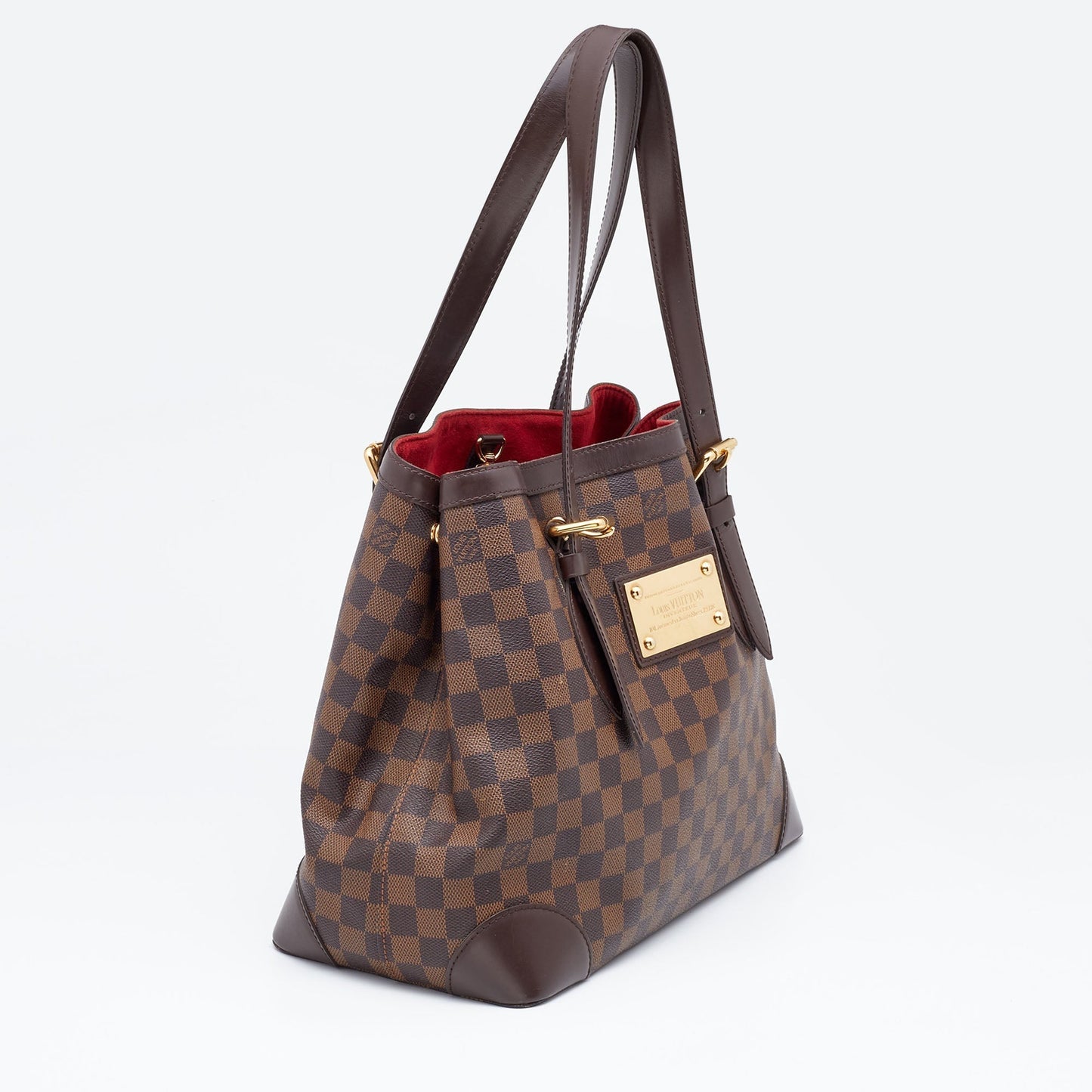 LOUIS VUITTON Damier Ebene Canvas Hampstead MM Bag