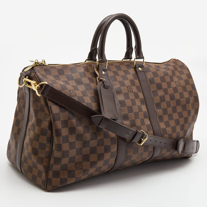 LOUIS VUITTON Monogram Canvas Keepall Bandouliere 45 Bag