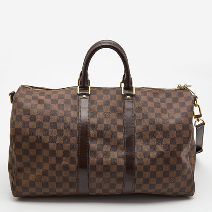 LOUIS VUITTON Monogram Canvas Keepall Bandouliere 45 Bag
