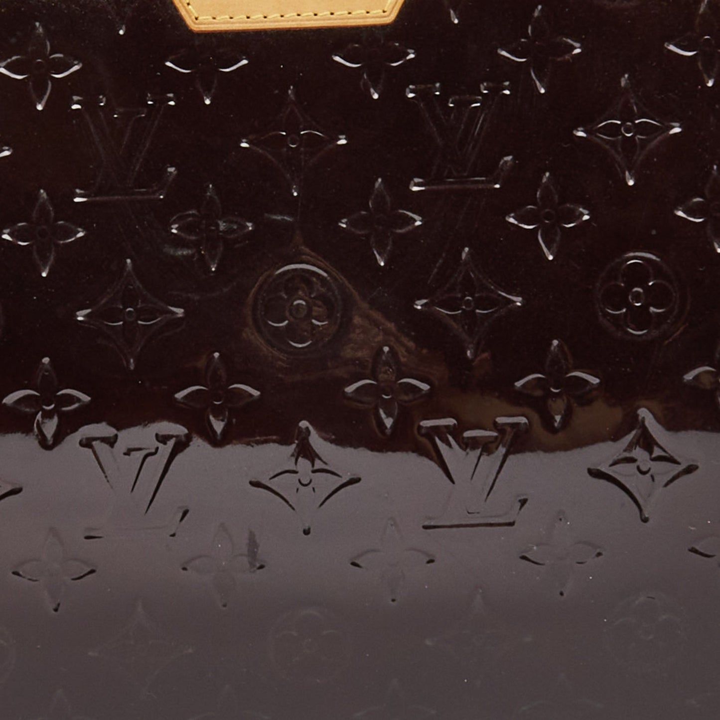 LOUIS VUITTON Amarante Monogram Vernis Brea MM Bag