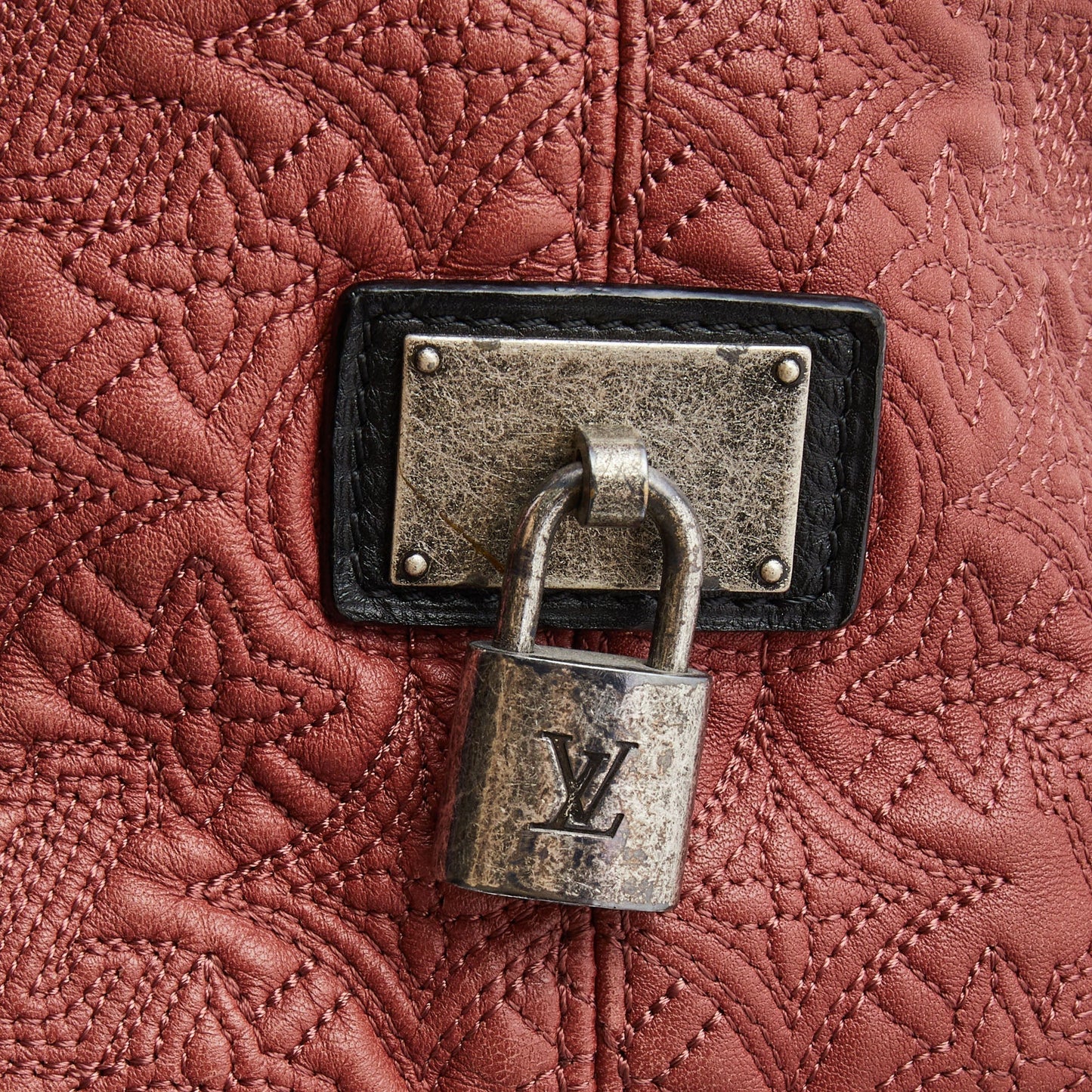 LOUIS VUITTON Framboise Monogram Antheia Leather Ixia PM Bag