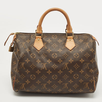 LOUIS VUITTON Monogram Canvas Speedy 30 Bag