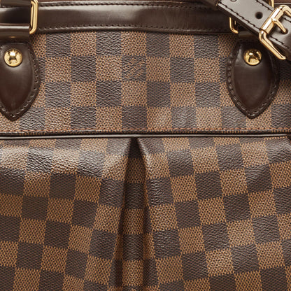LOUIS VUITTON Damier Ebene Canvas Trevi GM Bag