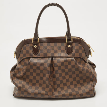 LOUIS VUITTON Damier Ebene Canvas Trevi GM Bag
