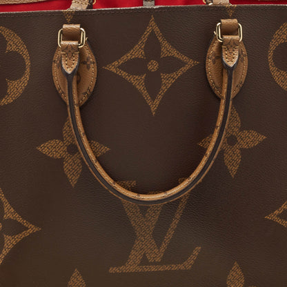 LOUIS VUITTON Monogram Reverse Giant Canvas OnTheGo GM Bag