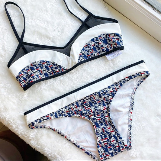 CHANEL Hula Beach series bikini set