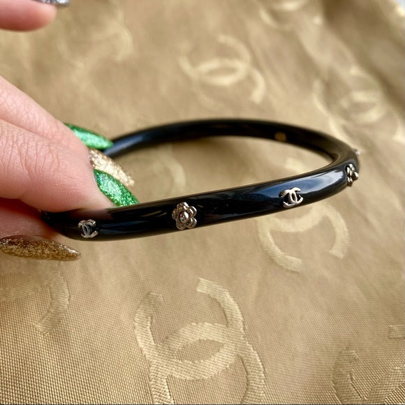 CHANEL Camille & cc logo bracelet