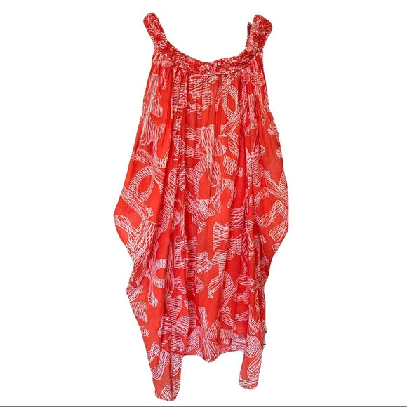 CHANEL red Cotton dress