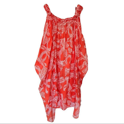 CHANEL red Cotton dress