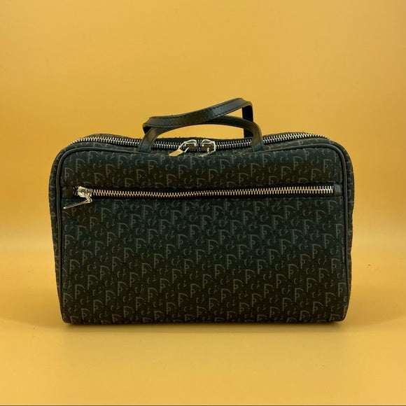 DIOR black monogram handbag