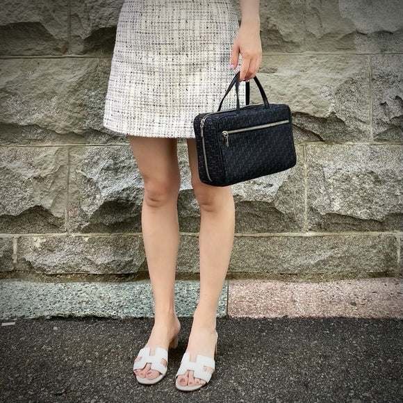 DIOR black monogram handbag