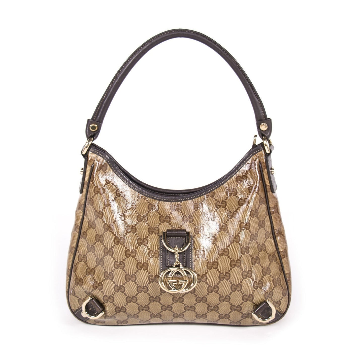 Gucci GG Patent Hobo
