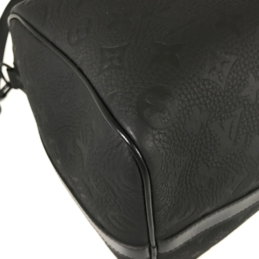 LOUIS VUITTON Monogram Taurillon Clemence keepall Bandouliere 50 Boston bag