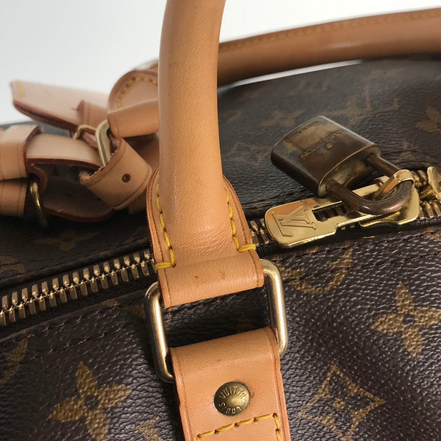 LOUIS VUITTON Monogram keepall Bandolier 55 Boston bag