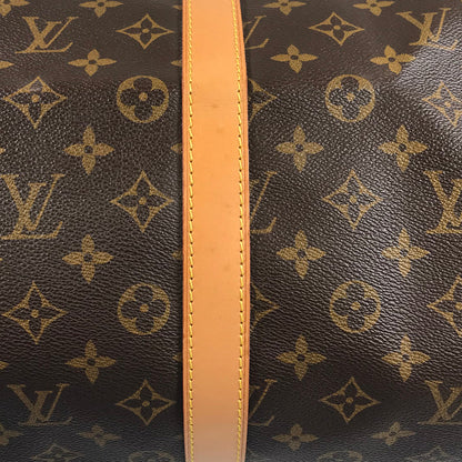 LOUIS VUITTON Monogram keepall Bandolier 55 Boston bag
