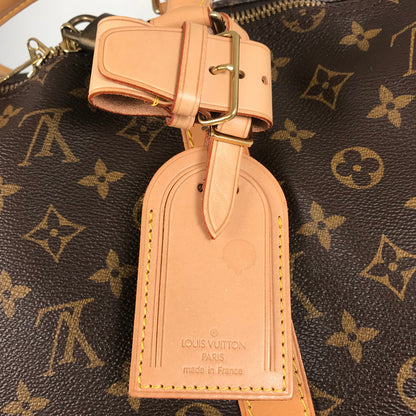 LOUIS VUITTON Monogram keepall Bandolier 55 Boston bag