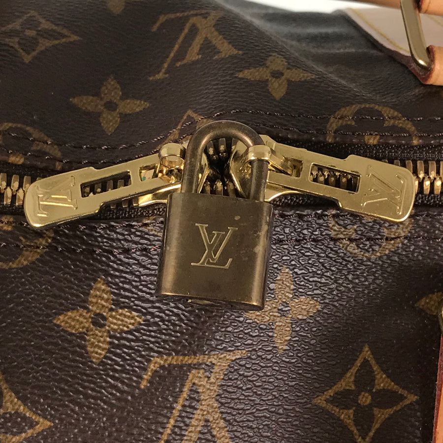 LOUIS VUITTON Monogram keepall Bandolier 55 Boston bag