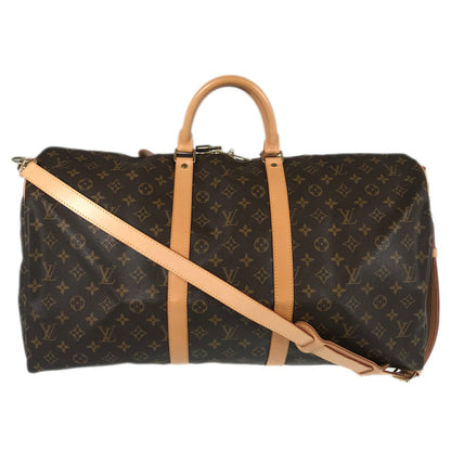 LOUIS VUITTON Monogram keepall Bandolier 55 Boston bag