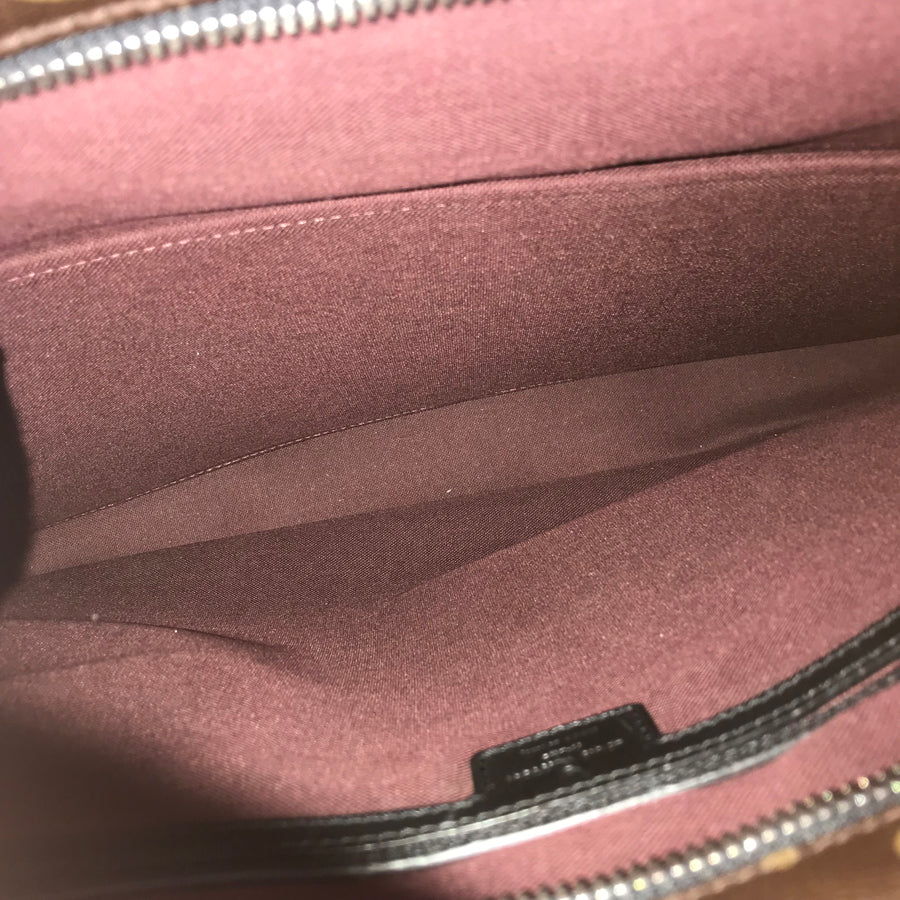 LOUIS VUITTON Monogram Macassar Soft Briefcase M56719 Briefcase