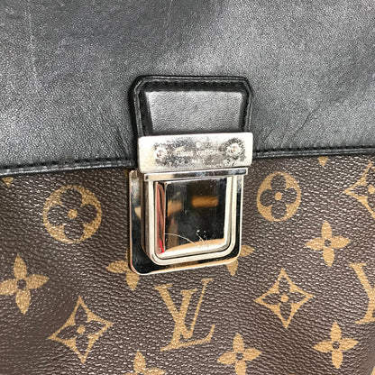 LOUIS VUITTON Monogram Macassar Soft Briefcase M56719 Briefcase