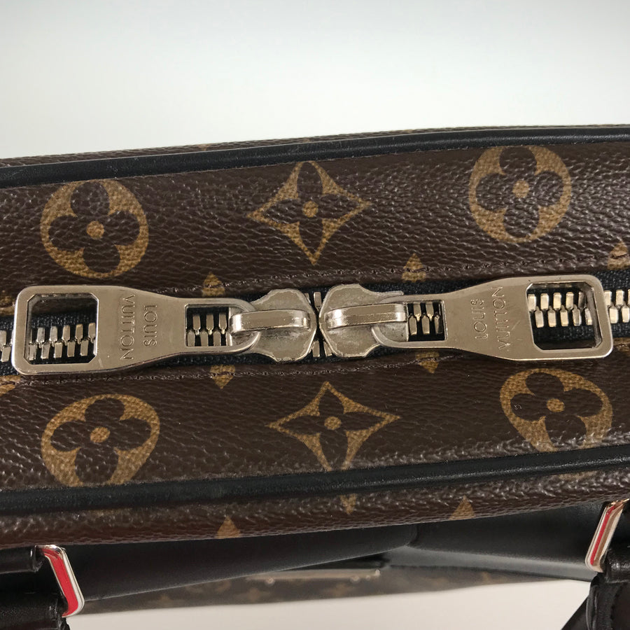 LOUIS VUITTON Monogram Macassar Soft Briefcase M56719 Briefcase